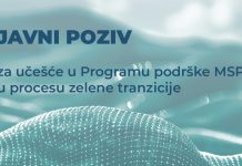 JAVNI POZIV: Program podrške MSP u procesu zelene tranzicije